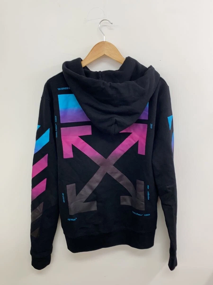 OFF WHITE Felpa con cappuccio zip OFFWHITE nera M usata