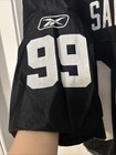 NFL vintage team apparel black Warren Sapp 99 Las Vegas raiders size Medium — photo 8