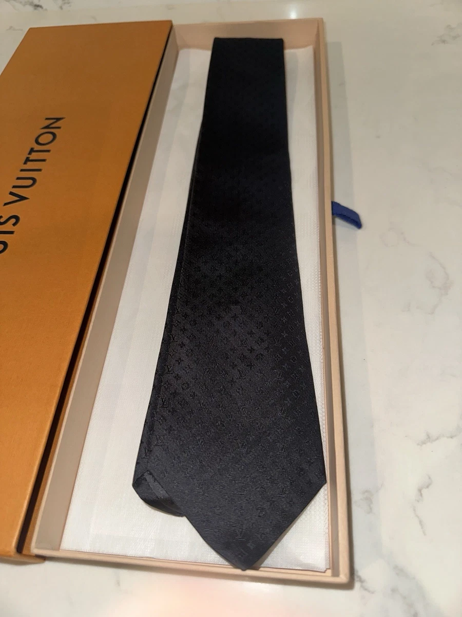 小物 Louis Vuitton tie black Louis Vuitton Black Tie Ties for Men for sale | eBay