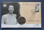 2002 British Virgin Islands Dollar PNC. QEII Golden Jubilee. 0938.