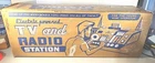 Marx Electric Powered Tin Battery Op Lithographed TV & Radio Station W/Rare Box