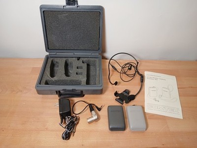 COMTEK AT-216 Wireless Audio Kit PR-216 Receiver & Transmitter In Case