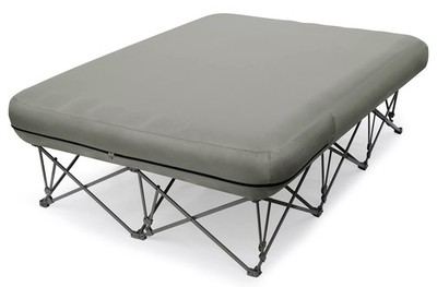KAMPKEEPER Folding Camping Cot w/ Air Mattress & Carry Bag - 500lb Capacity