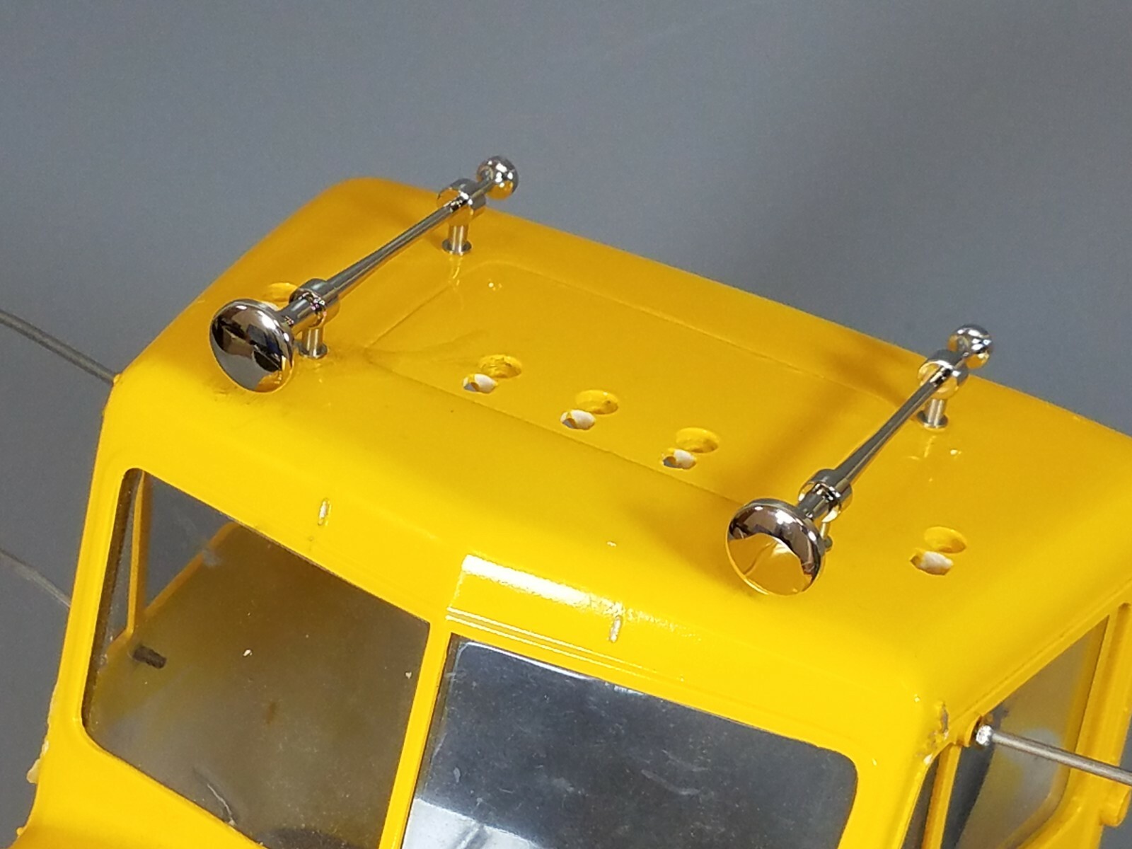 Réservoir D'huile Double Air Simulé Aluminium Pour Tamiya King Grand Knight Hauler 1/14