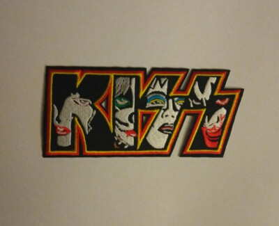 Kiss (Band) Embroidered Iron on Patch