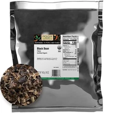 Organic Black Bean Flakes 16 Ounce Versatile Nutritious Ingredient for Dishes