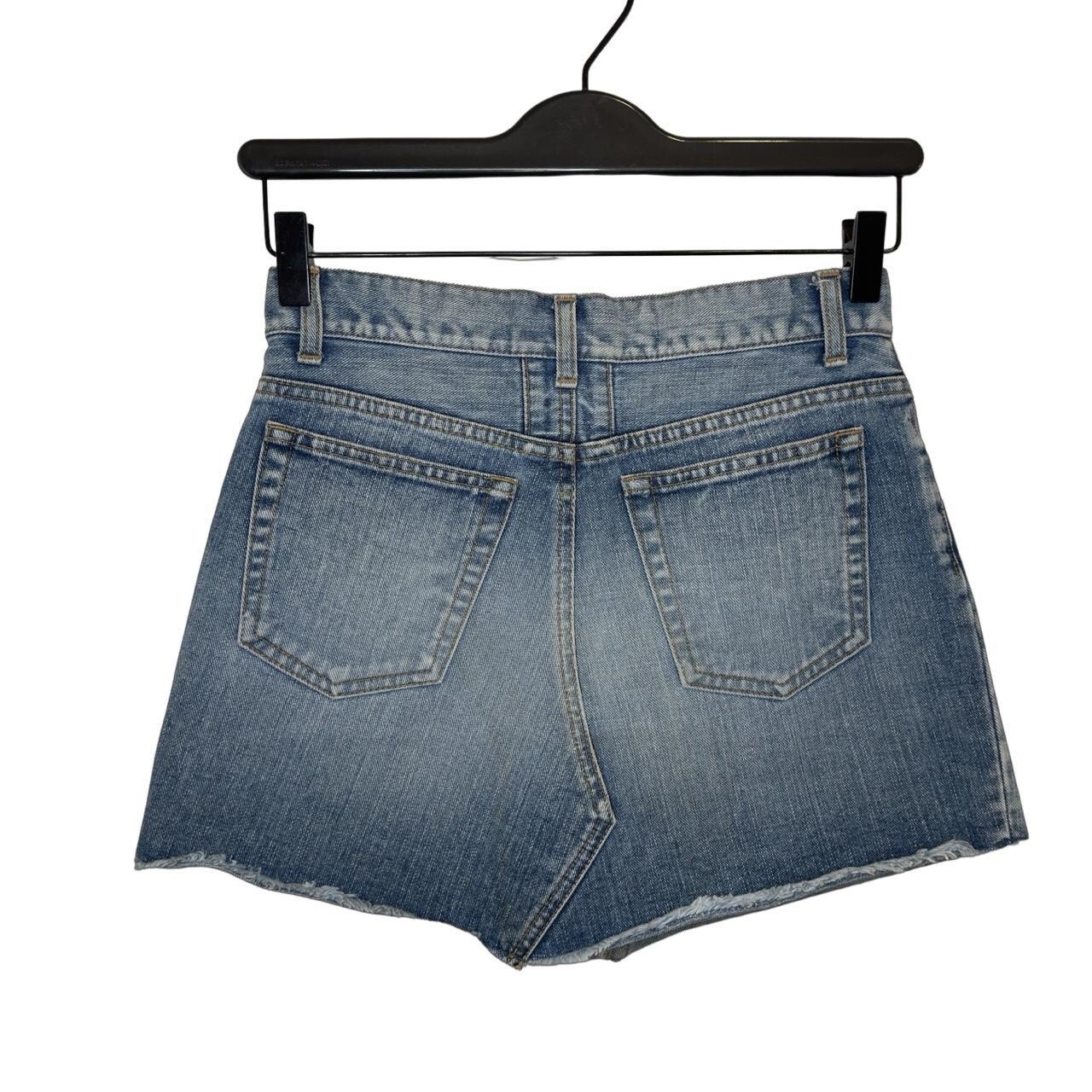 Saint Laurent Minigonna Trapèze Denim Taglia 30 Prezzo di Vendita $1800