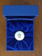 Halcyon Days Enamel Box "Cayman Islands Sea Turtle" Comes With Gift Box & Papers