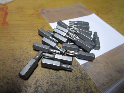 T25 X 1'' TAMPER STARBIT - 1/4'' HEX SHANK (BULK) QTY 20