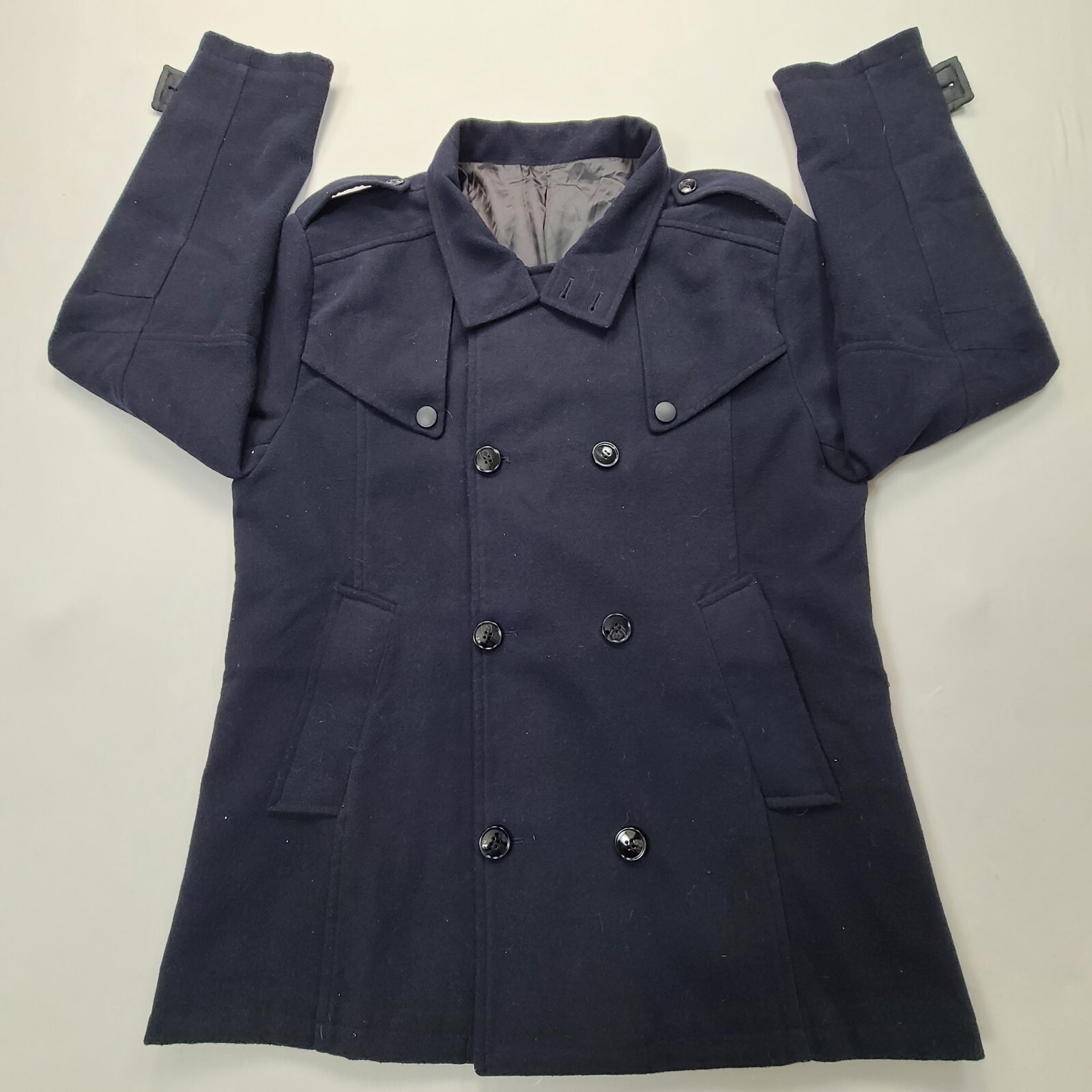 Toms Ware Jacket Womens Extra Large Blue Military Inspired C