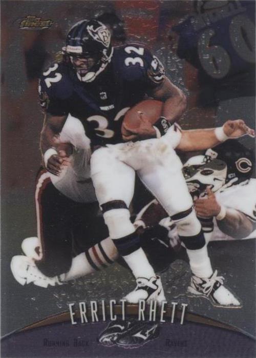 Errict Rhett R&b 1998 Topps Finest - Errict Rhett #233 No Protector for sale online | eBay