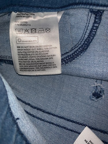 Preowned- H&M Skinny Stretch Jeggings Girls (Size 9-10Y) - Picture 5 of 7