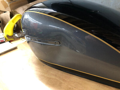 1980-1981 Suzuki GS550 OEM Fuel Tank | Black/Gray | 441104740013L