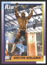 Shelton Benjamin #41 2021 Topps Heritage WWE