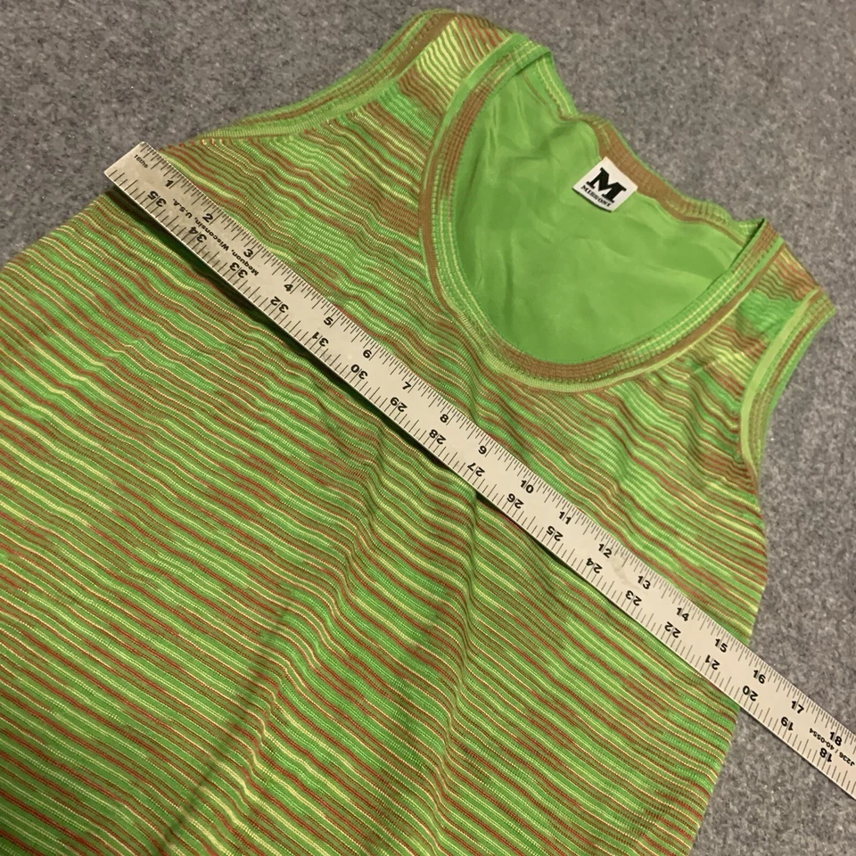 Camiseta sin mangas Missoni M multicolor colorida - talla S/M - Italia - RARA Foto 3 de 4