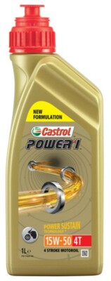 Castrol POWER 1 4T 15W-50 Semi-Synthetic Motorcycle Engine Oil | eBay