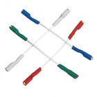 4Pcs 7N headshell wires OFC turntable leads phono cartridge cables replacement B