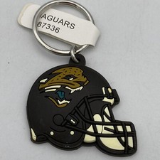 5x Jacksonville Jaguars Rubber Helmet NFL Keychain Lot
