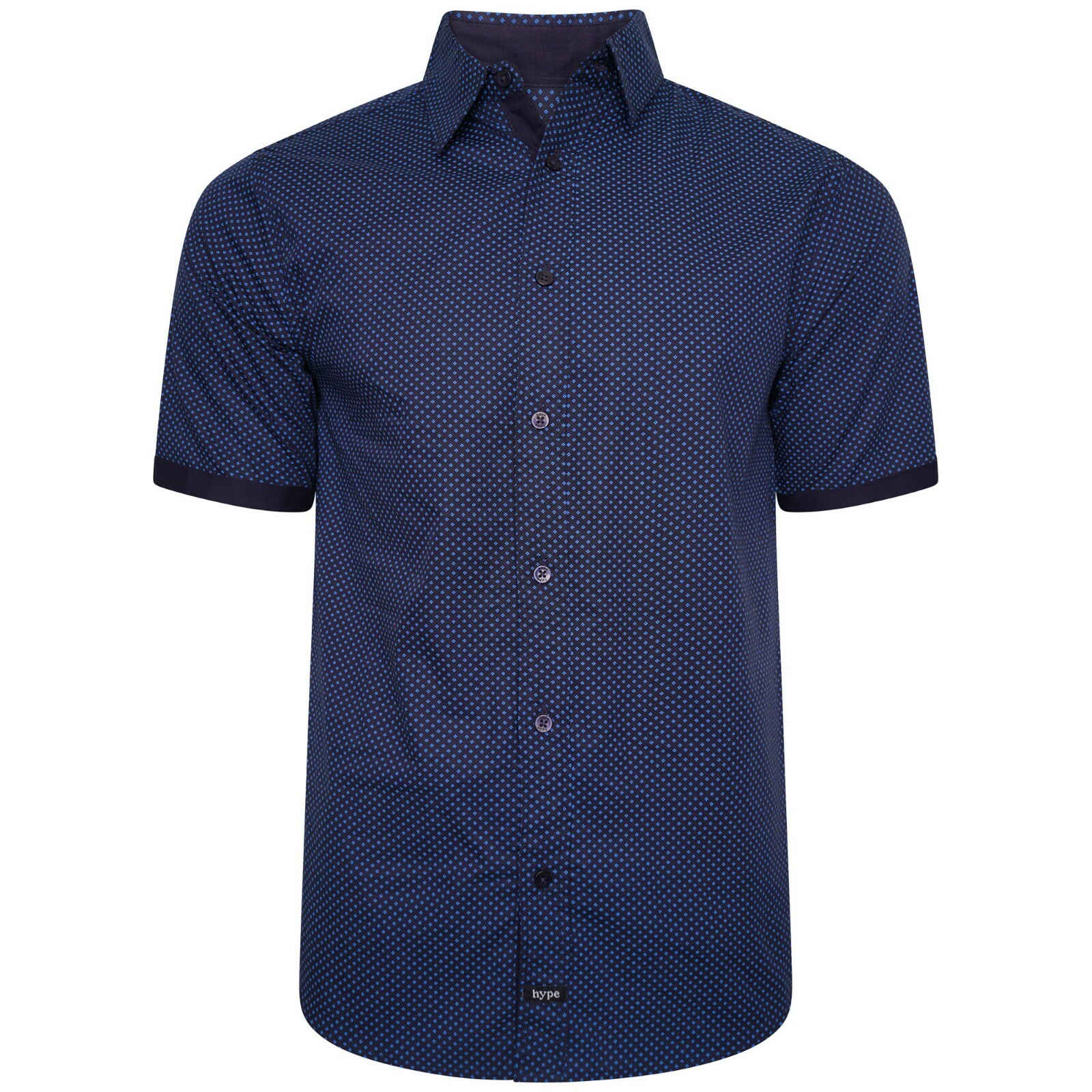 Mens Designer Short Sleeve Stylish Cotton All Over Print Summer Casual