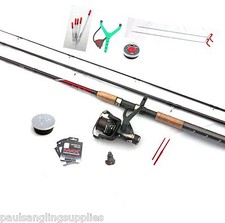 Shakespeare Float Fishing Kit Set Rod Reel Hooks Floats Rest Catapult Baitbox