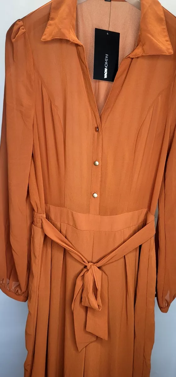 Like Me Better Jumpsuit - Cognac