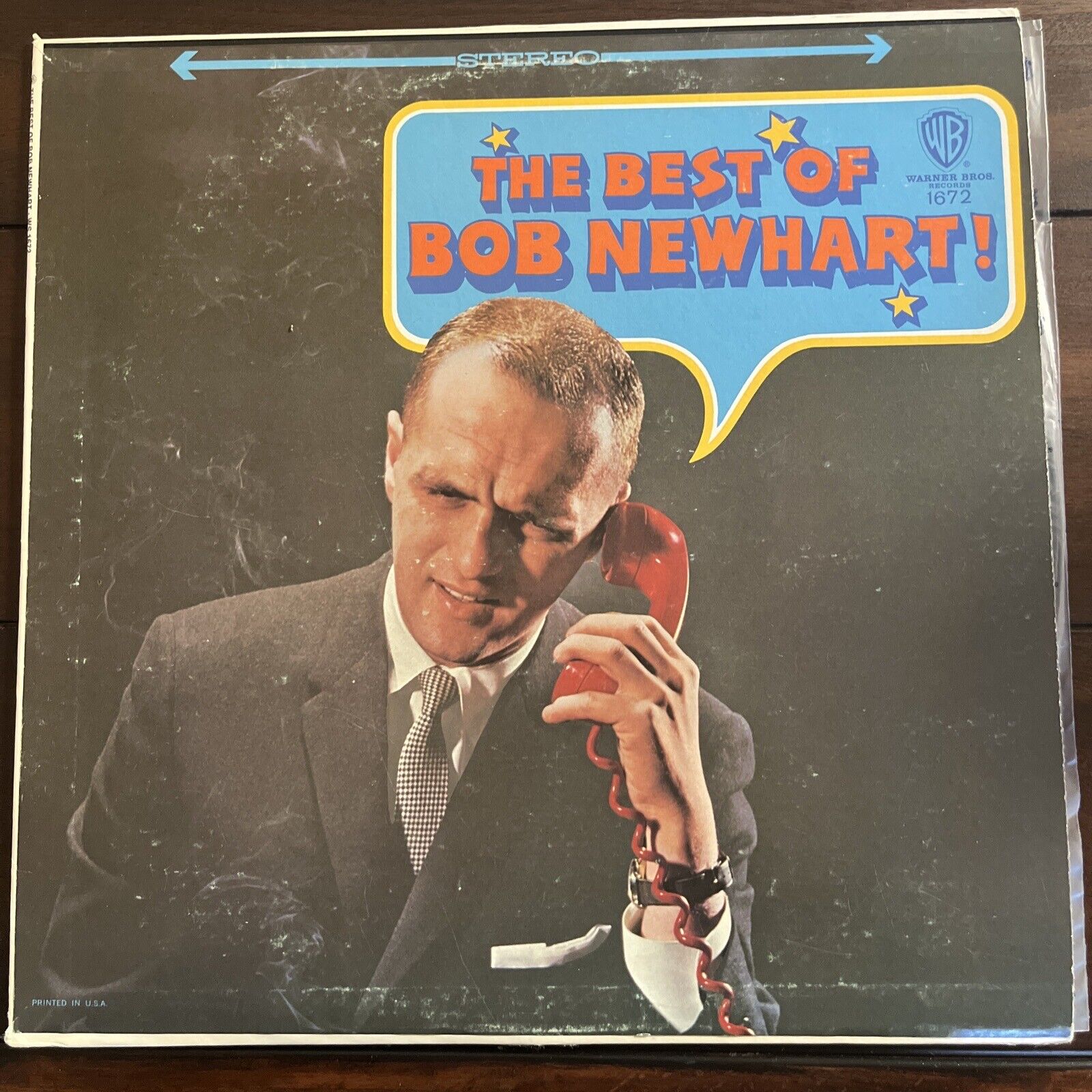 "The Best of Bob Newhart" - Warner Brothers LP, Comedy, Spoken Word, 1966