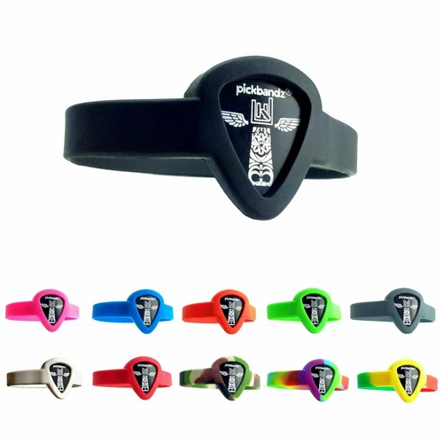 Pickbandz Guitar Pick Wristband pick holder An ultracool way to stash your picks - product listing photo