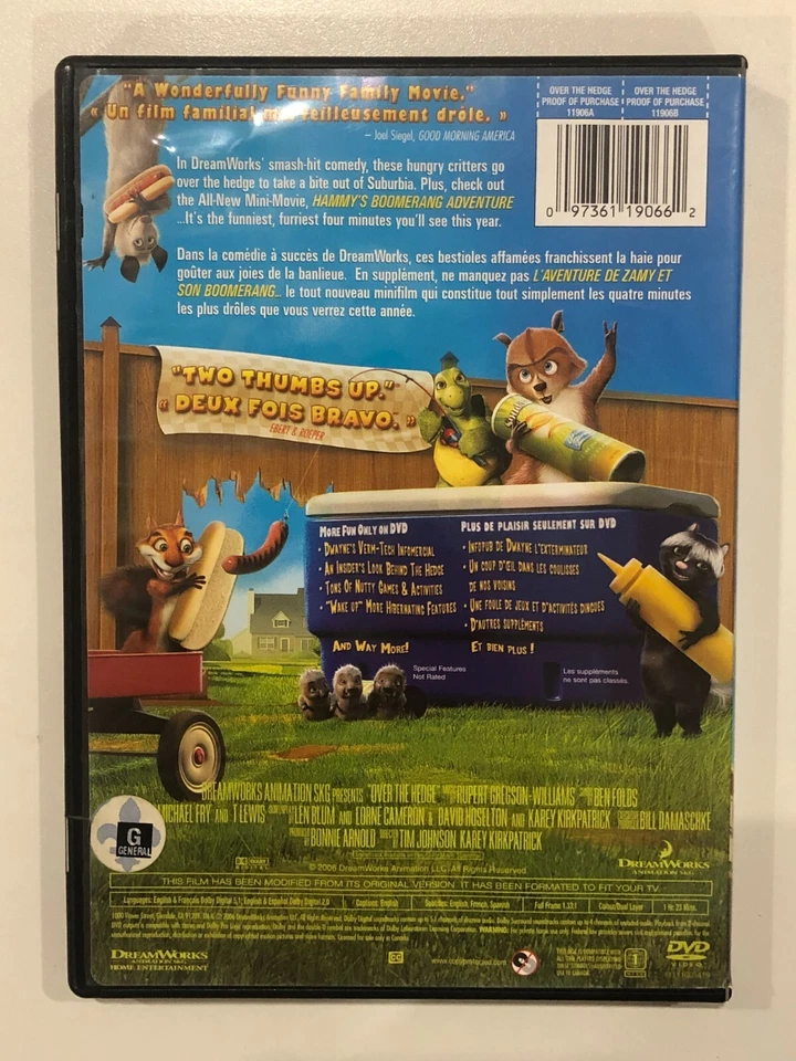 Over the Hedge 2006 DVD, Eng/Fr - Image 2 of 3