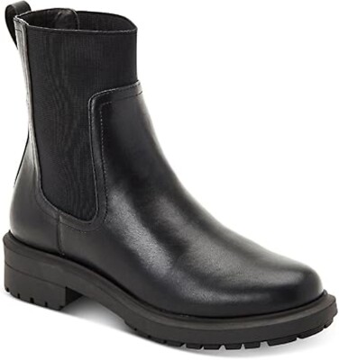 Alfani Tackoma Womens Lug Bootie Black Faux Leather 10013486700