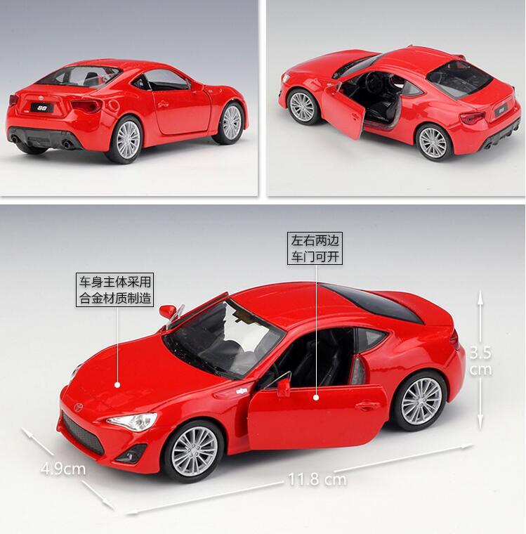 Welly 1:36 Toyota 86 Diecast Pullback Model Car Boy Toy | eBay