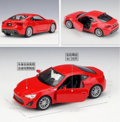 Welly 1:36 Toyota 86 Diecast Pullback Model Car Boy Toy | eBay