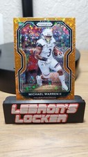2020 Panini Prizm - Orange Disco Prizm #345 Michael Warren II (RC) Eagles