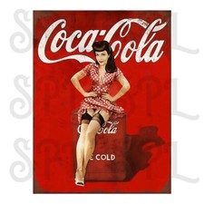Coca Cola Retro style metal tin sign/plaque HOME Decor