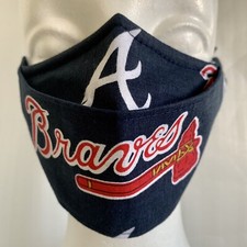MLB 3D Cloth Face Covering, Nose Wire, Filter, Adjustable Elastics