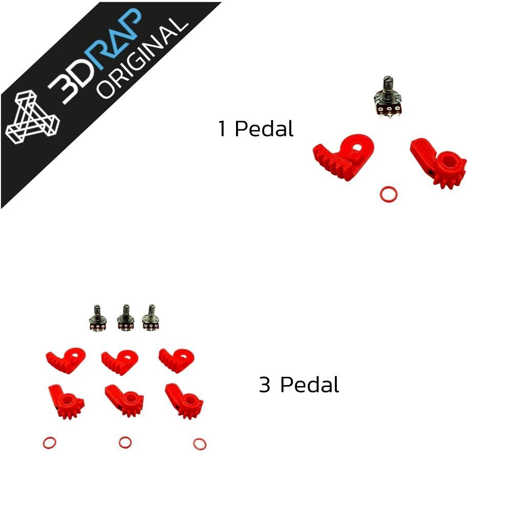 Potentiometer Replacement KIT – Logitech Pedals solution by 3DRap