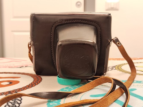 Zenit TTL Analog Spiegelreflexkamera 35mm Vintage, Olympiade Moskau 80 + Ledertasche - Bild 16 von 20
