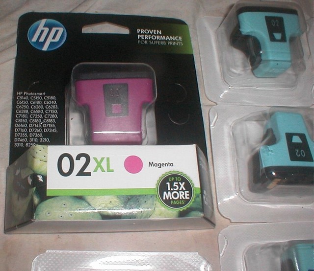 02 Cartuccia D'inchiostro Compatibile Per Stampante HP 02 Hp02, Per - Foto 3