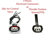 2Connector of Idle Air Control Valve & Throttle Position Sensor Fits:Acura Honda