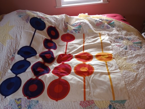 Vintage Mid Century Fabric Gabrielle Fountain "Equilibrium" Modern Art Print - Picture 10 of 15