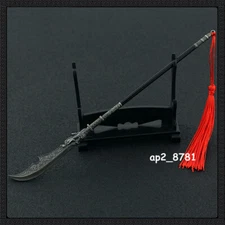 1/12 8.66'' Ancient Chinese Halberd Sword Weapon For 6" Action Figure Broadsword