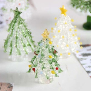 Cadeau de Noël glaçage coloré arbre de Noël artisanat petits ornements