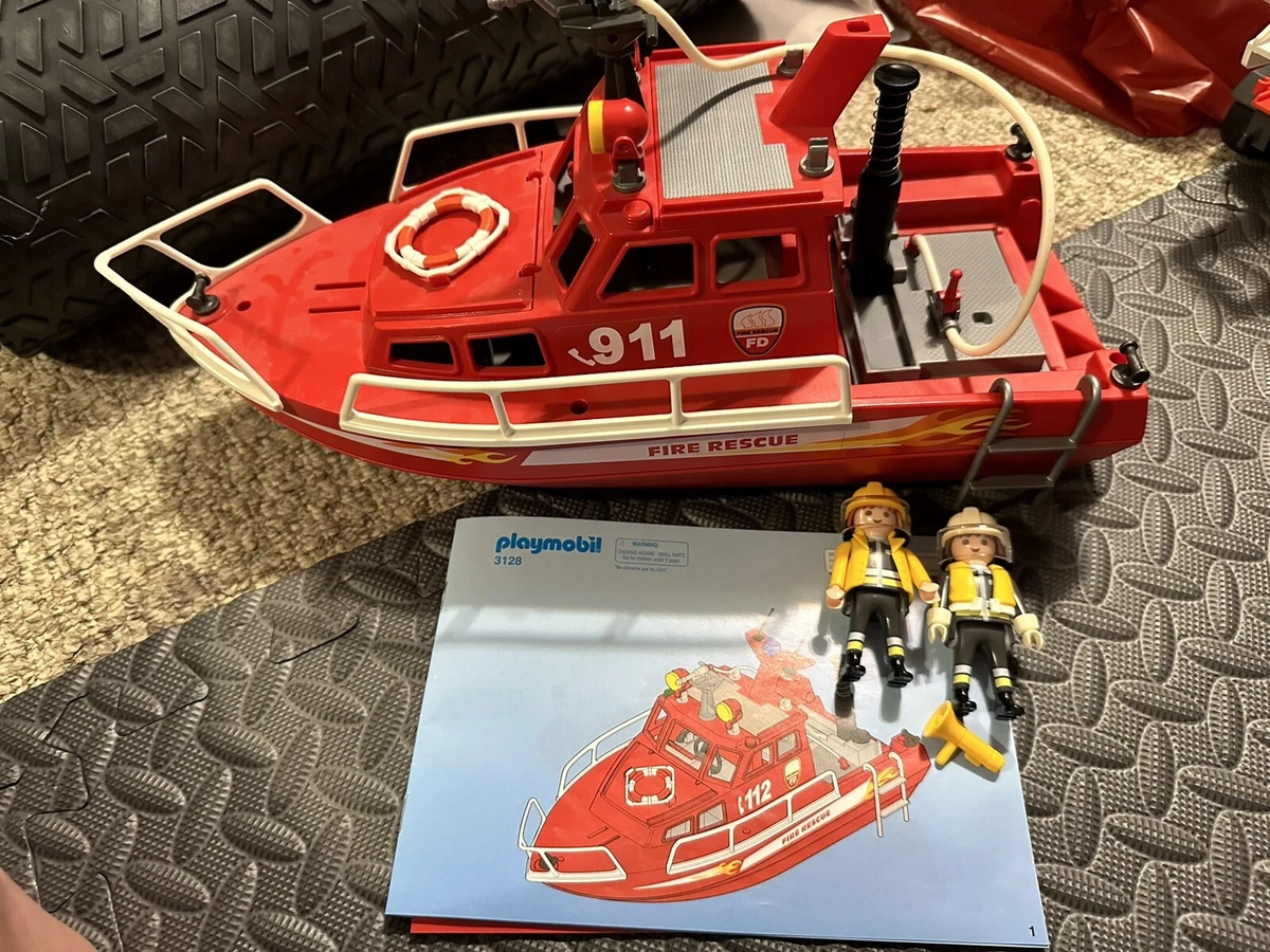  Playmobil Fire Rescue with Personal Watercraft : Toys & Games