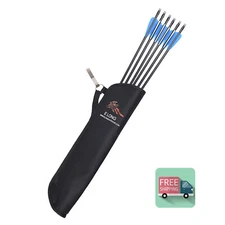 Tactical Archery Quiver, Shoulder & Waist Arrow Bag for Hunting