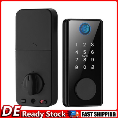 Biometric Bluetooth-compatible Anti-theft Fingerprint Password IC Card Lock (C) 