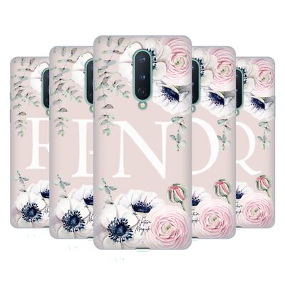 NATURE MAGICK FLORAL MONOGRAM PINK FLOWERS 2 GEL CASE FOR GOOGLE ONEPLUS PHONES