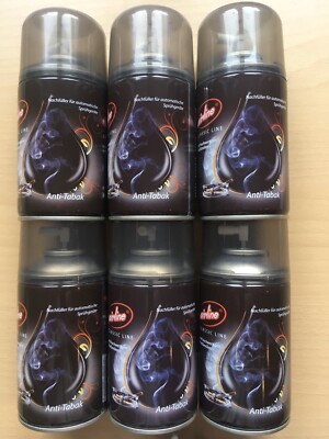 6 X AIRLINE NACHFÜLLER ANTI TABAK FÜR AIRWICK FRESH MATIC