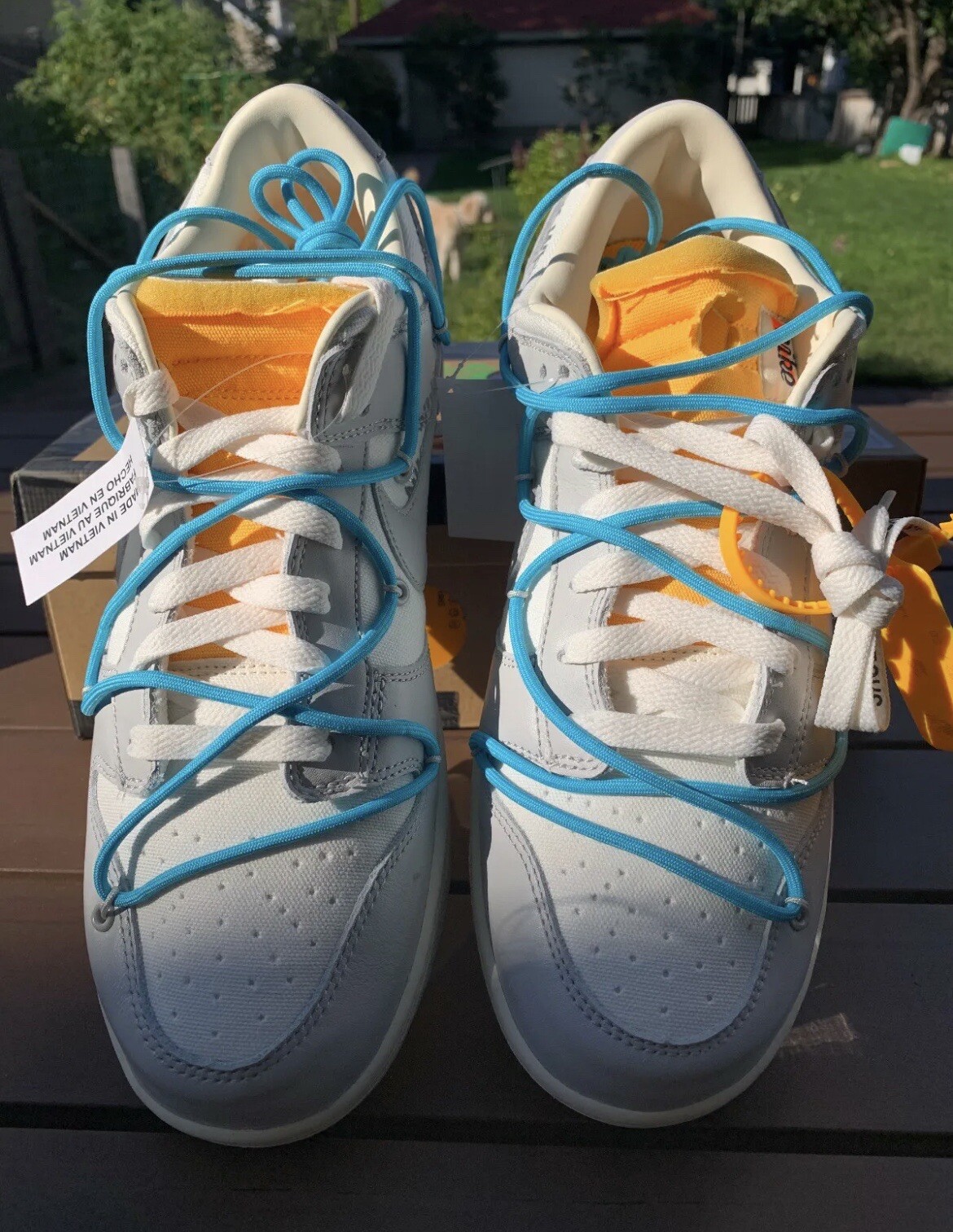 OFF WHITE X NIKE Scarpe Nike Dunk Low x Off White™ ""Dear Summer"" lotto 2 di 50 taglia uomo 9