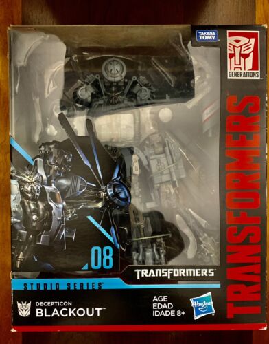 Transformers Studio Series 08 Leader Class Decepticon Blackout - Wear Box