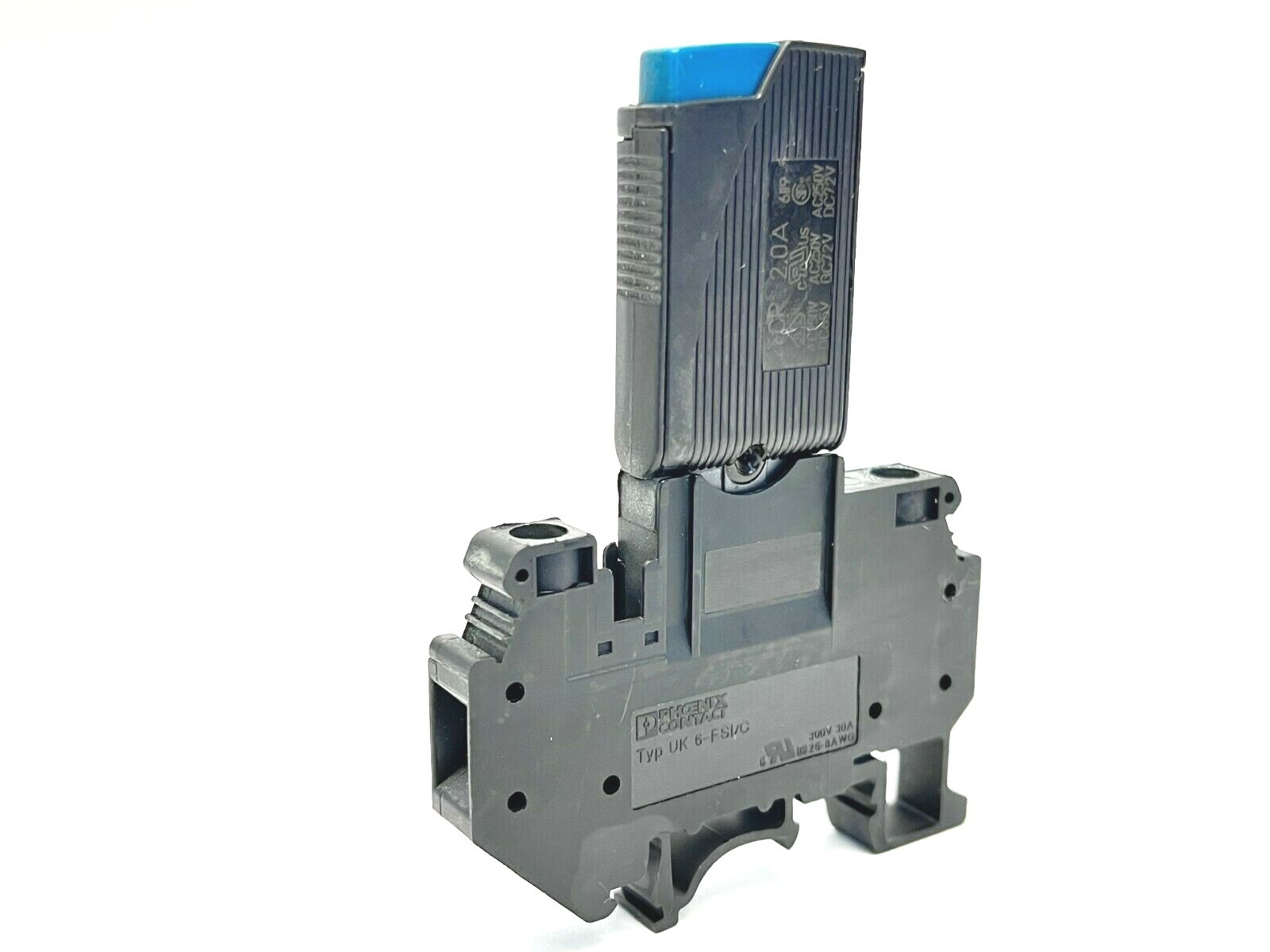 Phoenix Contact UK 6-FSI/C Terminal Block w/ TCP 2.0A Circuit Breaker