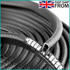5M/16ft U Shape Rubber Seal Car Door Edge Guard Molding Trim Protectors Strip